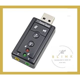 USB âm thanh SOUND 7.1 Cho Máy Tính Và Laptop - Có Nút Chỉnh Âm Lượng- Dành Cho Máy Tính Bị Hư Card Sound