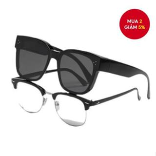  Kẹp kính cận thị Unisex - Kính râm chống tia cực tím khung nhẹ để lái xe & hàng ngày 