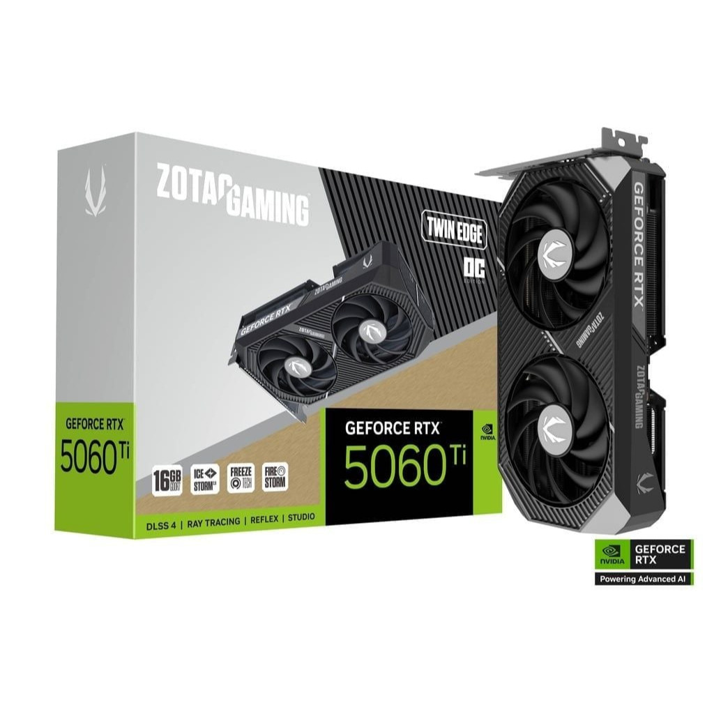 Card màn hình ZOTAC GeForce RTX 5060Ti Twin Edge OC 16GB GDDR7