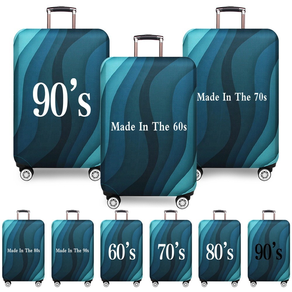 Suitcase Covers Portable Trolley Box Cover Zipper Suit for 18-32 InchThicker Elastic Dust Cover Acce