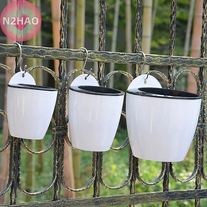 N2HAO Treo Tường Tự Động Hút Hoa Xanh Tròn n