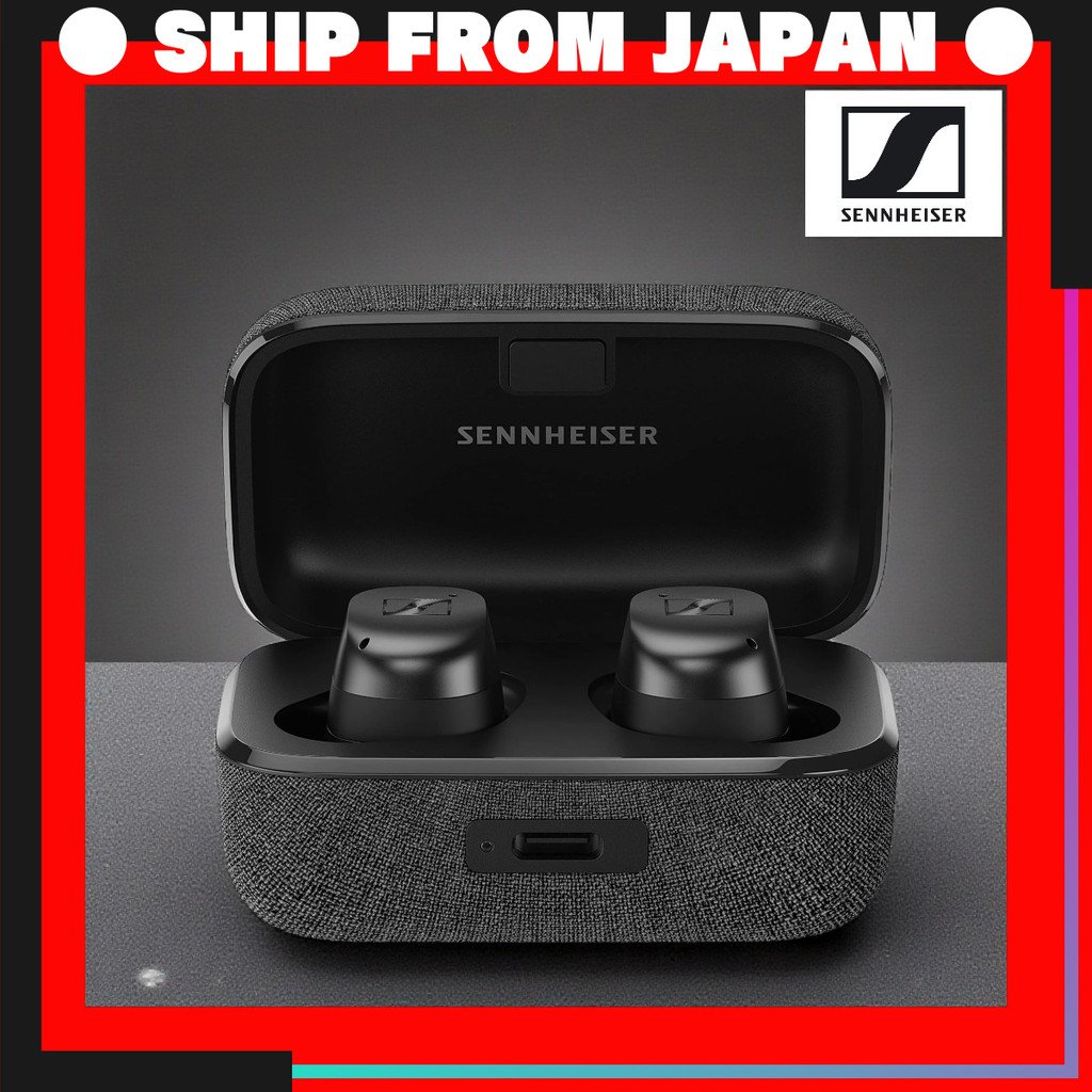 Sennheiser MOMENTUM True Wireless 3 (Graphite) – Adaptive ANC, 28H Battery, Qi Wireless Charging