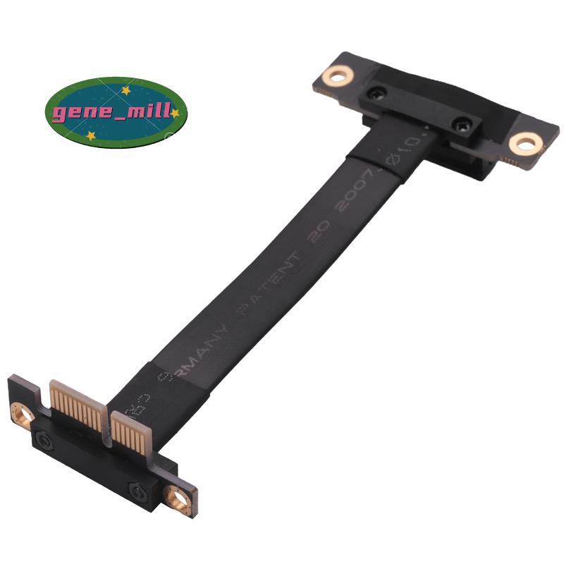 Cáp nâng PCIE X1 Dual 90 độ Góc phải PCIe 3.0 X1 sang X1 Cáp nối dài 8Gbps PCI Express 1X Riser Card