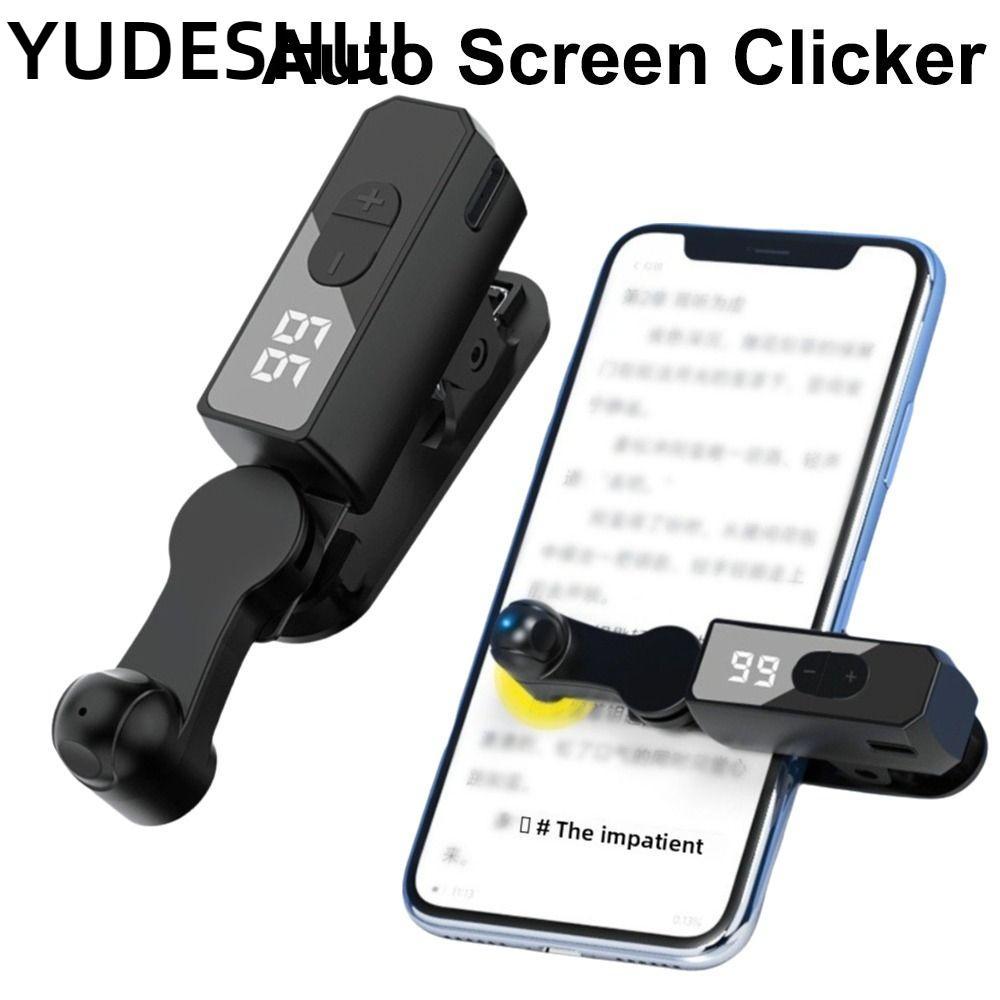 YudhEI Electric Auto Page Turner, 107 Gears USB Auto Screen Clicker, Thiết bị bấm ngón tay Mini ABS 