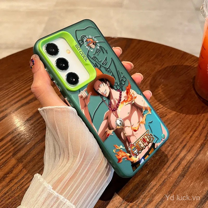 Nhật Bản Nhật Bản Hàn Quốc Luffy Đẹp Trai Thoáng Mát Teen Anime Sáng Tạo Thời Trang Vỏ Bảo Vệ Cao Cấ