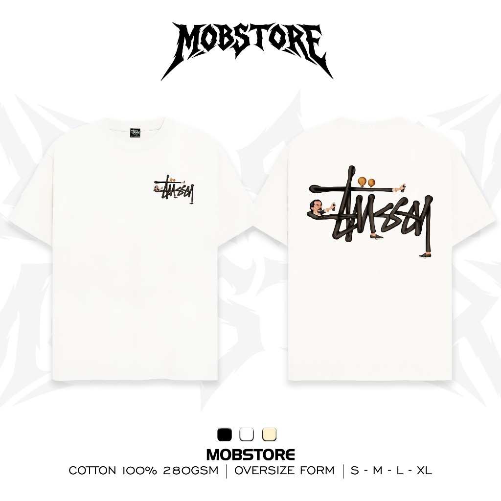 Áo Thun Stu Magenta Move Form Rộng Nam Nữ Unisex Vải Cotton Cao Cấp Dày Dặn  - MOB STORE