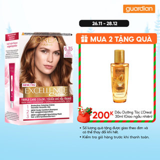  Kem Nhuộm Tóc Phủ Bạc L'oreal Paris Excellence Creme 6.35 Nâu Socola 172ml 