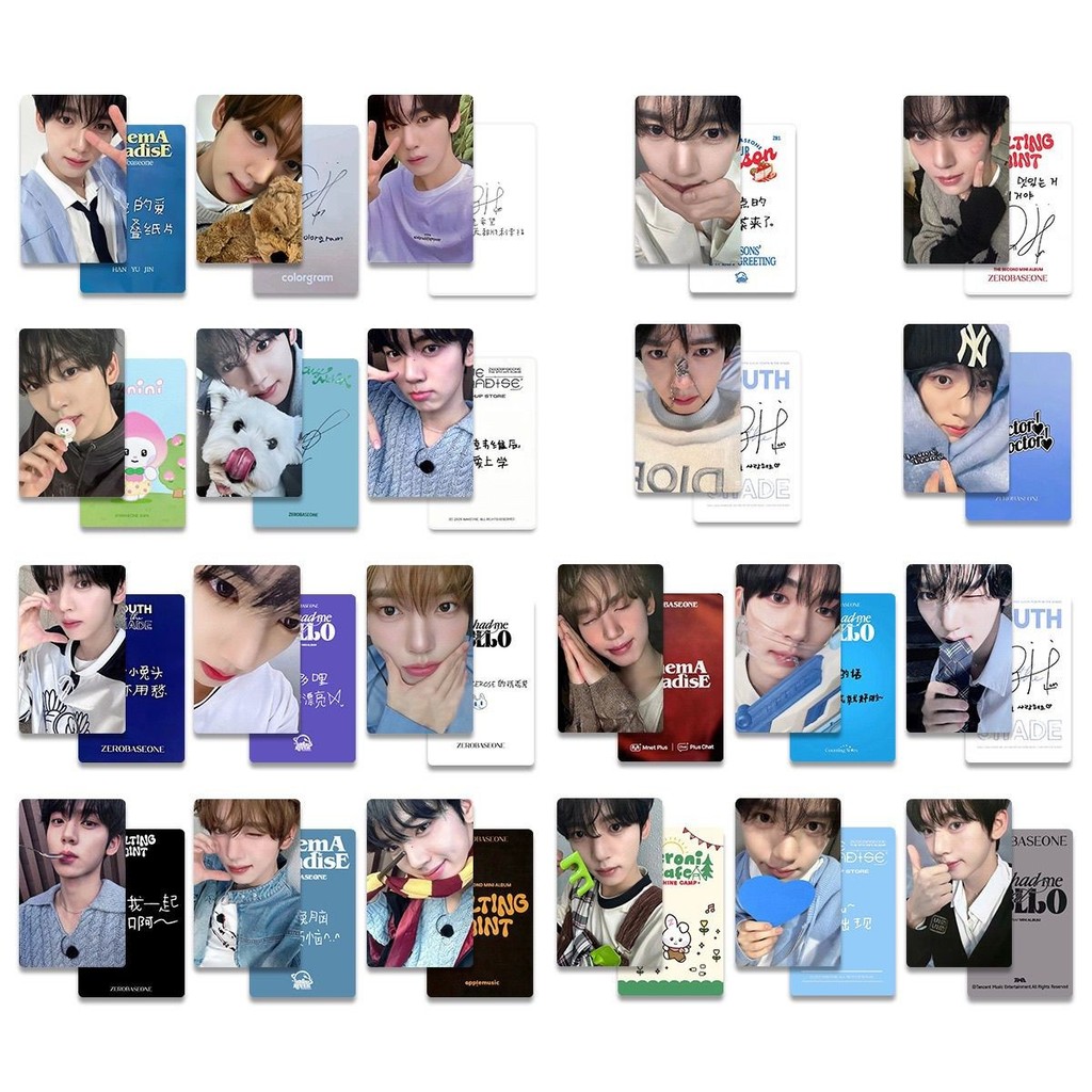 ZB1 Kết Hợp HAN YUJIN Hàng Hóa Photocard Thẻ Thưởng HAN YUJIN HAN YUJIN Nhóm Niêm Phong Thẻ Shop Zho
