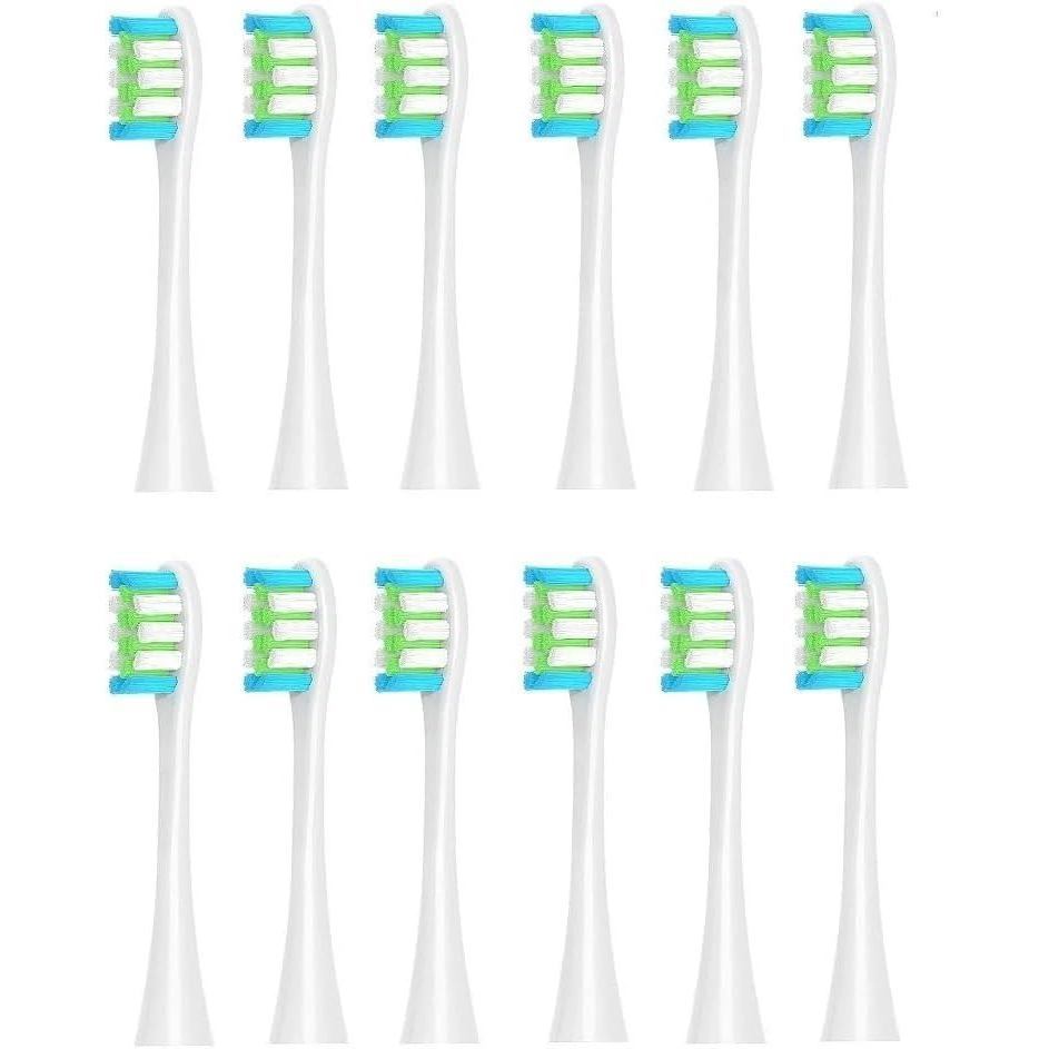 12 Cái / bộ Đầu Bàn Chải Đánh Răng Điện Sonic Tương Thích Với Oclean X / X PRO / Z1 / F1 / One / Air