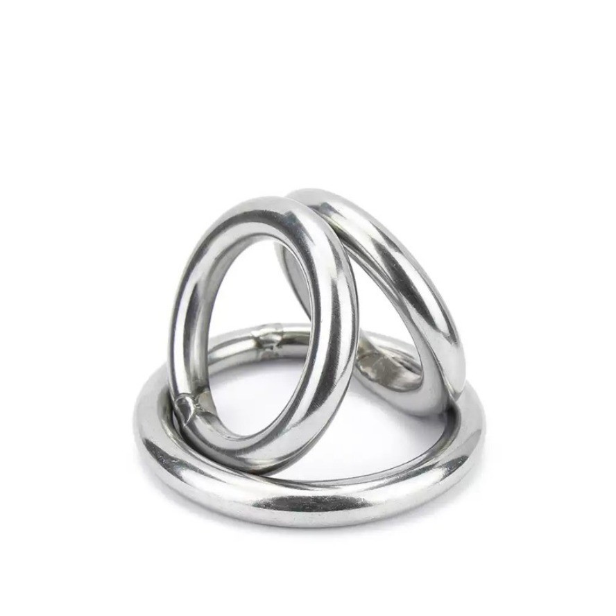 [JLY] Vòng thép không gỉ 304 loại O Vòng tròn Vòng hàn Vòng thép liền mạch chắc chắn Võng Vòng kết n