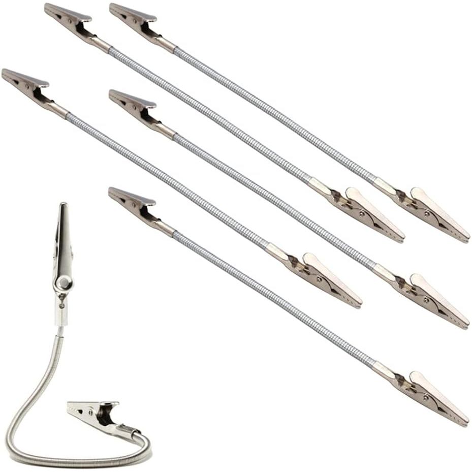 Lanebudd Double Head Alligator Clip Label Photo Memo Note Holder 6 Gói