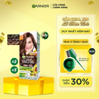  Kem Nhuộm Tóc Tại Nhà Màu Thời Trang - Công nghệ Colorboost kết hợp 3 loại dầu hạt Garnier Color Naturals Ultra Colors 