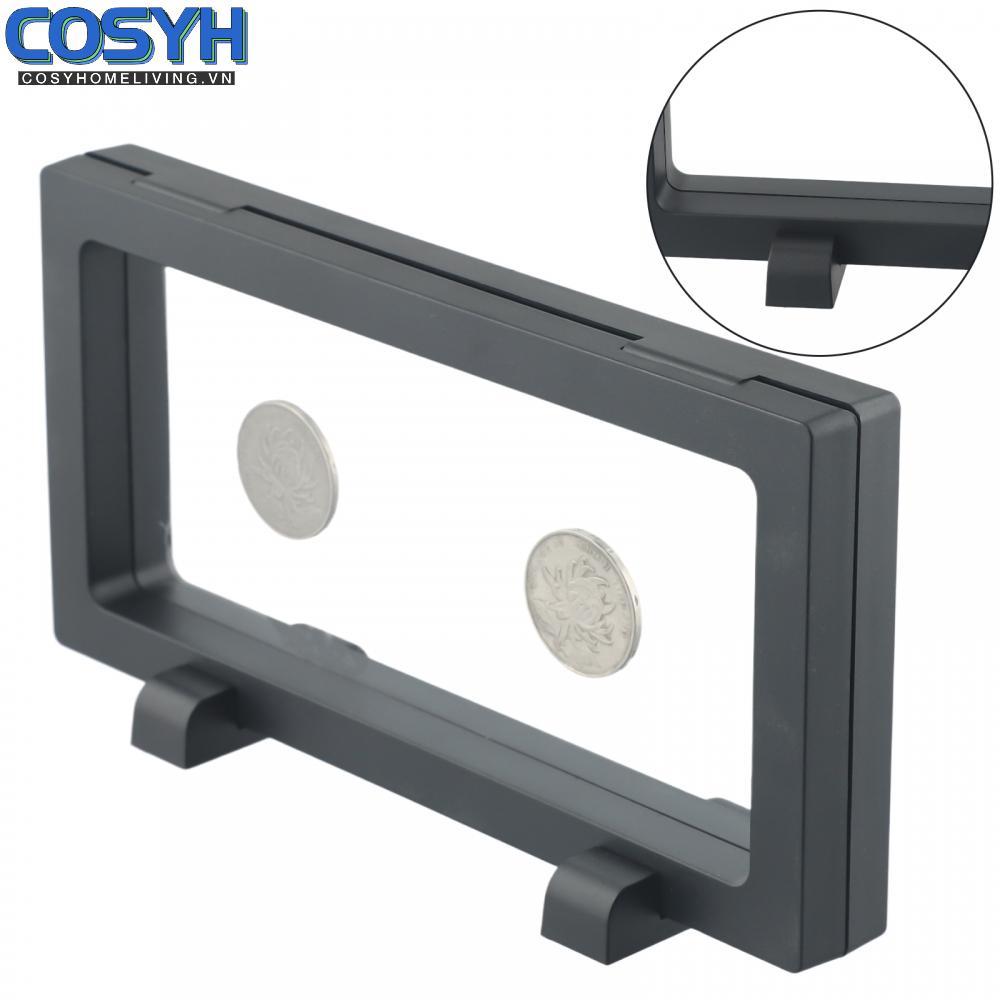 <cosyh>Display Box Box Home Frame Protection Coin Stamps Medals Storage Stand