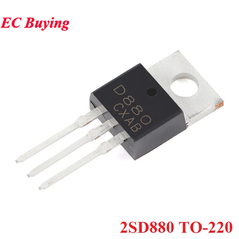 10 Cái / 5 2SD880 KSD880Y TO-220 D880 KSD880-Y KSD880Y TO220 3A 60V NPN Silicon Điện Transistor Trio