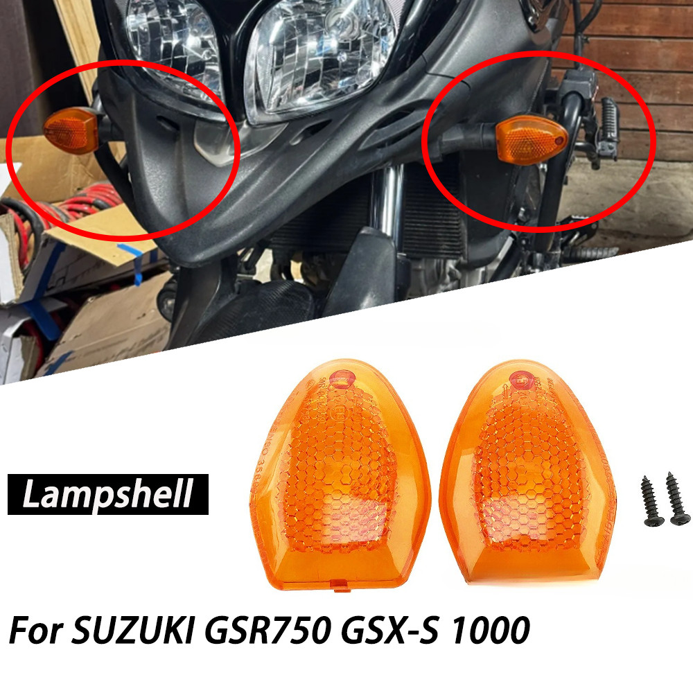 Đèn báo rẽ Ống kính chỉ báo Vỏ cho SUZUKI DR200S GSR750 GSX-S 750 950 1000 1000F GSF650 GSF1250S Tên