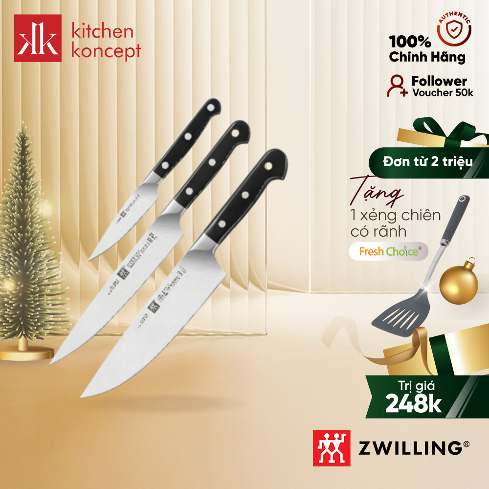 Zwilling- Bộ Dao 3 Món Zwilling Pro (A)