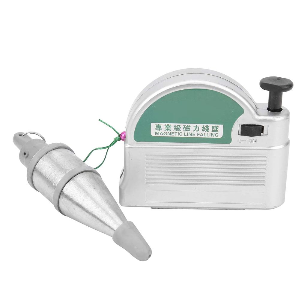 Plumb Bob, Plumb Bob có dây, Dụng cụ đo dọc bằng thép hợp kim 6 mét, Plumb Bob với hộp dây giật từ t