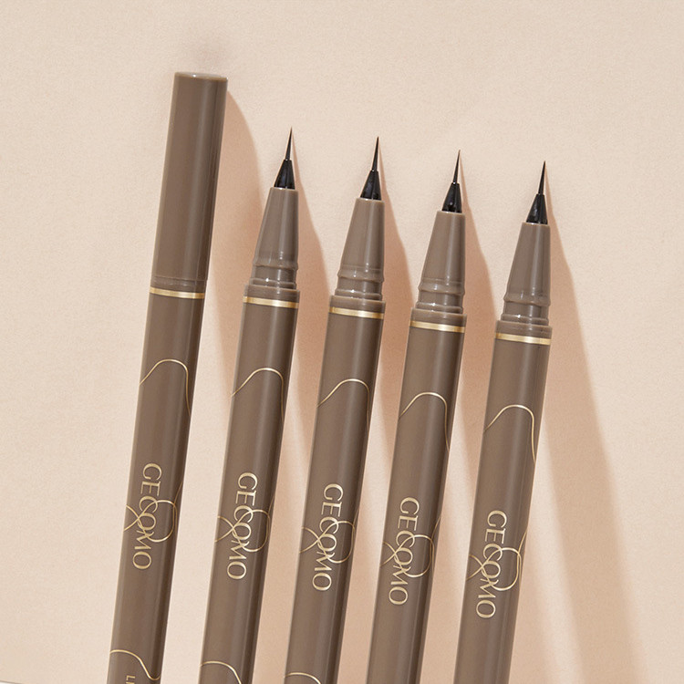 Bút kẻ mắt dạng lỏng siêu mịn GECOMO Bút kẻ mắt khô nhanh mịn