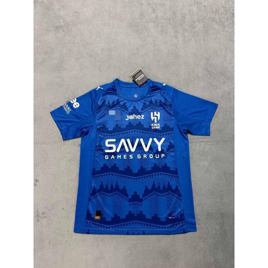 Áo Thun Thể Thao Al-Hilal Phiên Bản Cổ Động Viên, Short Sleeve, Kích thước từ S đến 4XL