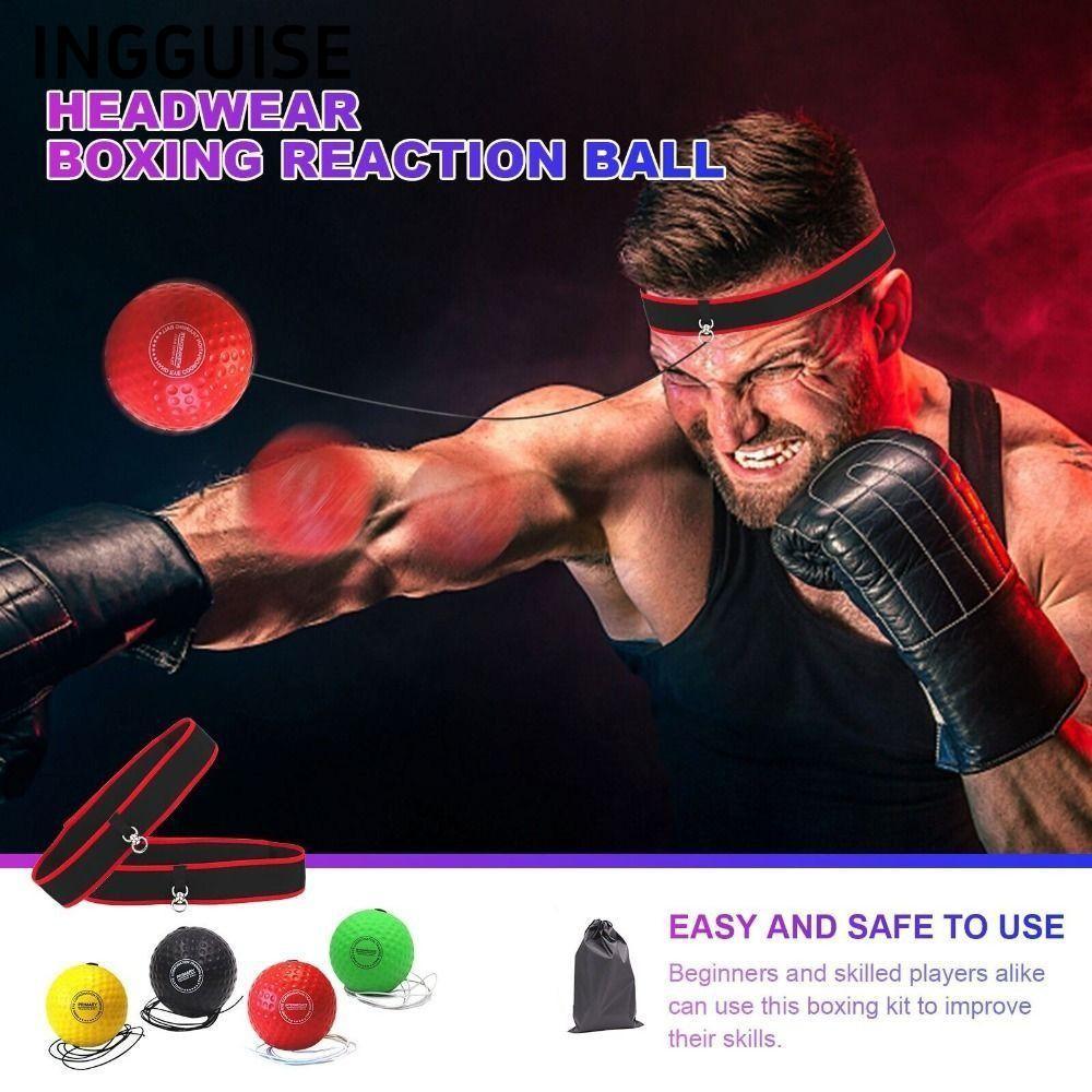 INGGUISE Speed Reflex Fight Ball - Dành Cho Người Lớn, Tập Thể Dục Và Thúc Đẩy Phản Xạ