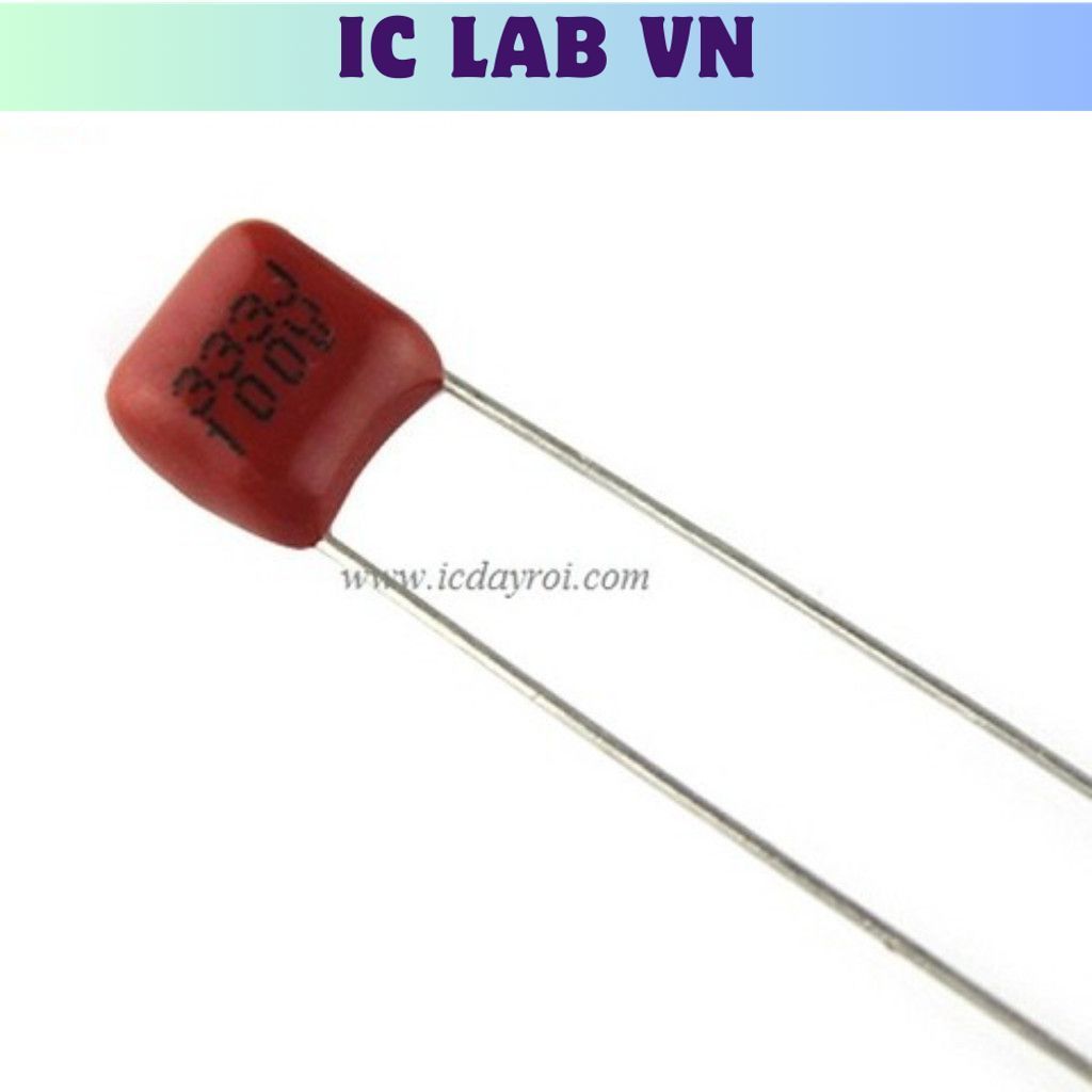 [20 Cái]- Tụ 33nF/100V 100V333J Ic Lab VN