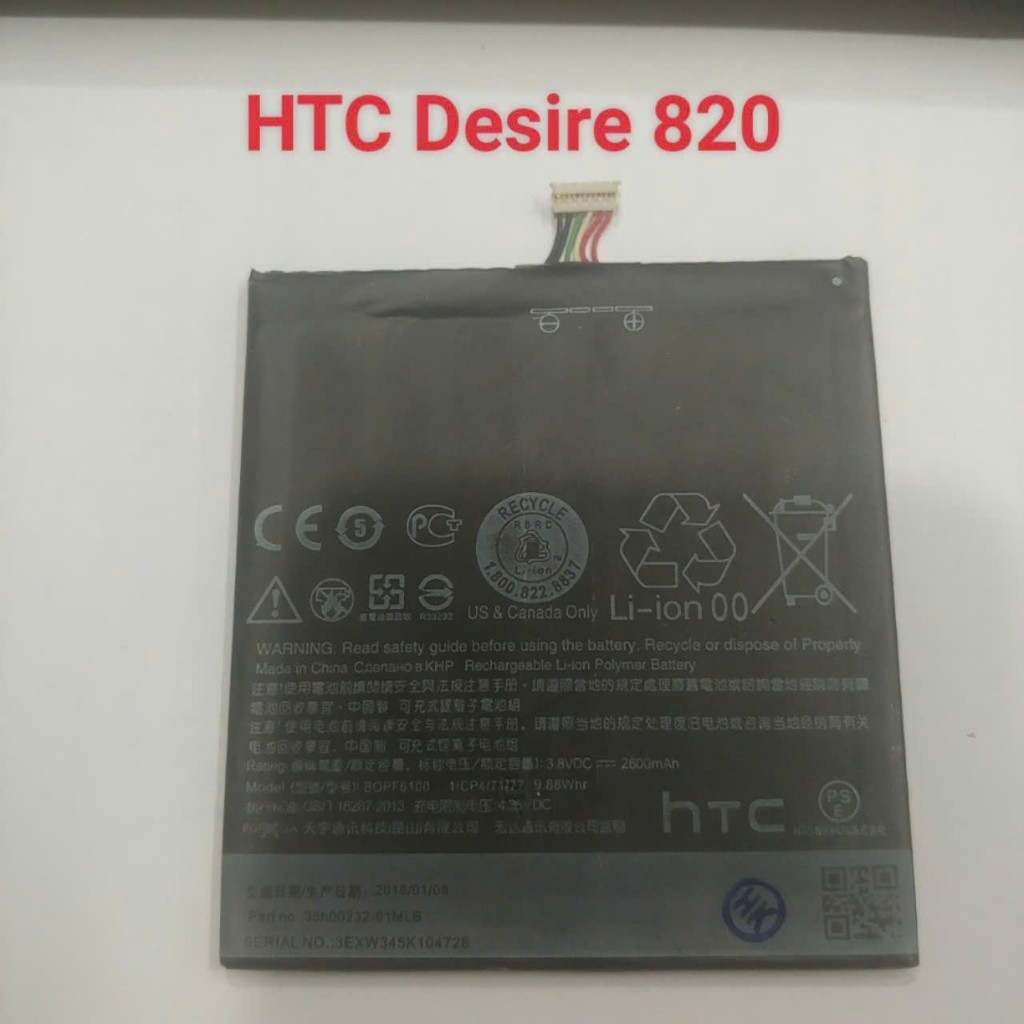 Pin HTC Desire 820 Desire 820g BOPF6100 Pin Thay Thế Chất Lượng Tốt