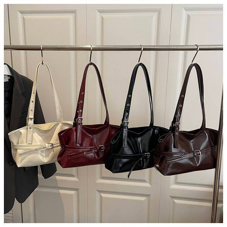 High Sense Niche Maillard Tote Bag 2025 Fashion Shoulder Handbag Niche All-Match Bag PIY0