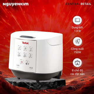  Nồi cơm điện tử Tefal 1.8 lít RK732168 - Công suất 750W 