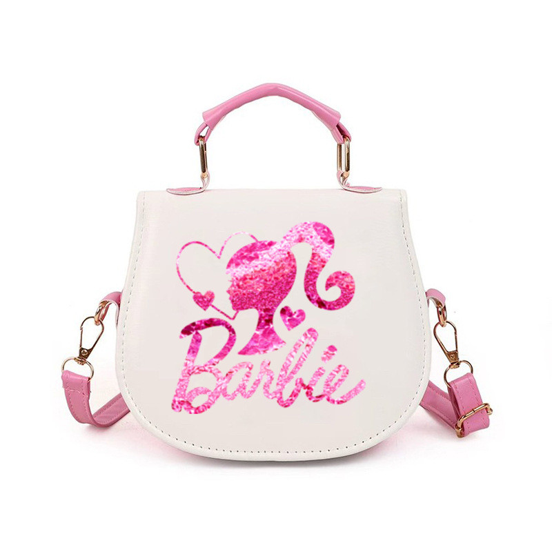 [Túi trẻ em hoạt hình] Barbie Barbie Cô gái dễ thương Túi xách đi chơi Túi xách di động Túi đeo vai 