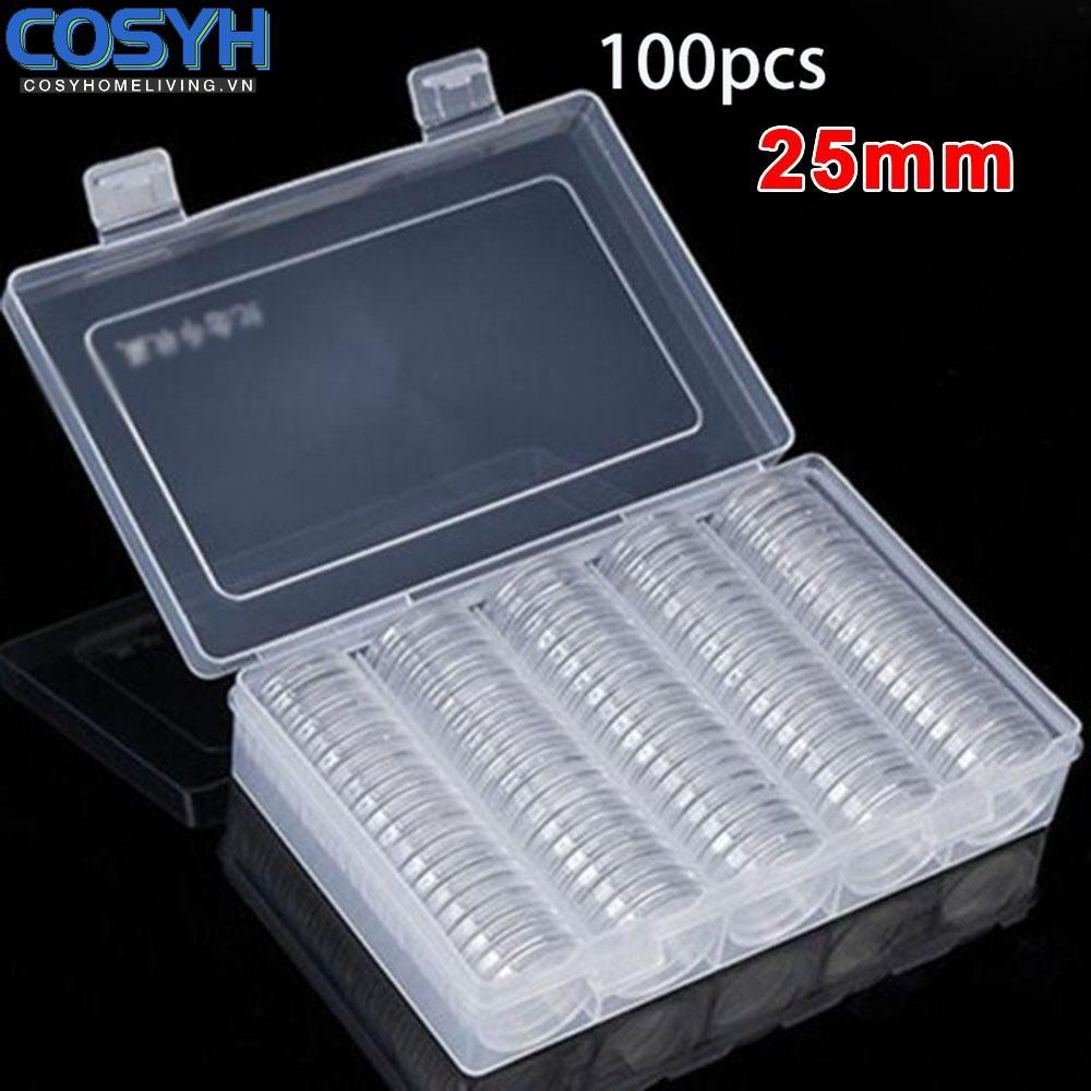 <cosyh>Storage Box High quality Showing Wear-resistant Coin Capsules Container