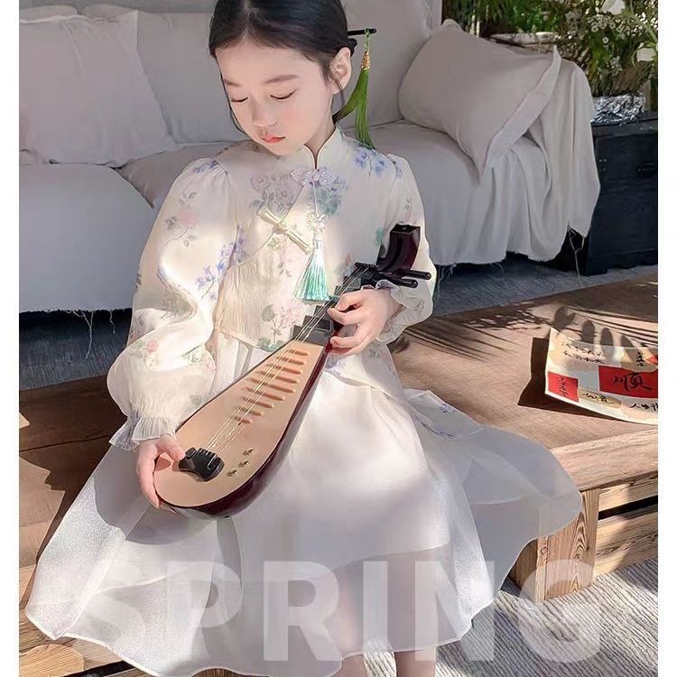 Váy trang phục cổ đại Hanfu dành cho bé gái 2025 Chi Trung Quốc ❥ ❈ ❈ ❈ ❈ ❈ ❈ 2025 克 ❈ ❈ ❈ ❈ ❈ ❈ ❈ ❈