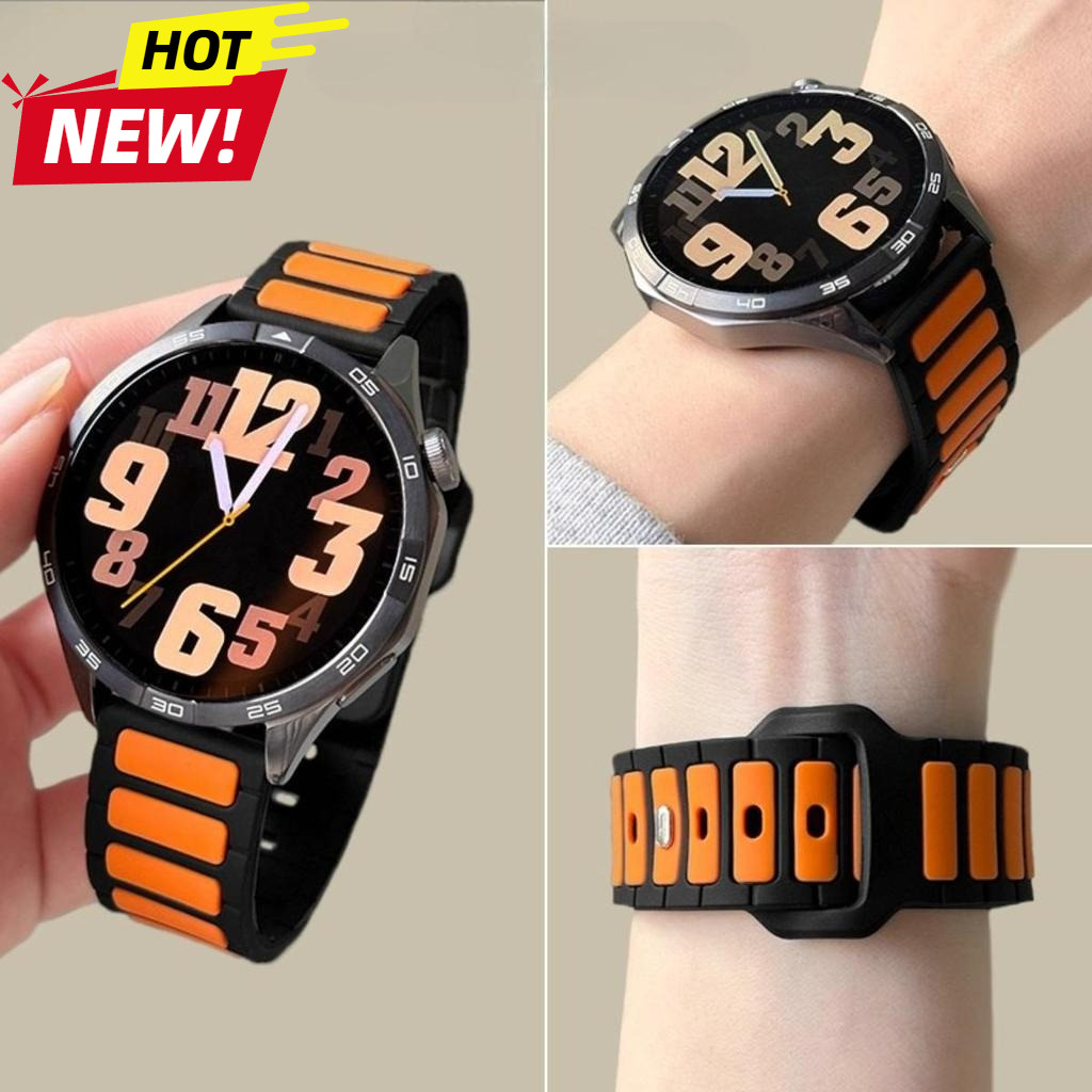 Dây đeo silicon mềm mới cho Huawei GT6 46mm Huawei Ultimate2 Amazfit T-Rex 3Pro 48mm Dây đeo thể tha