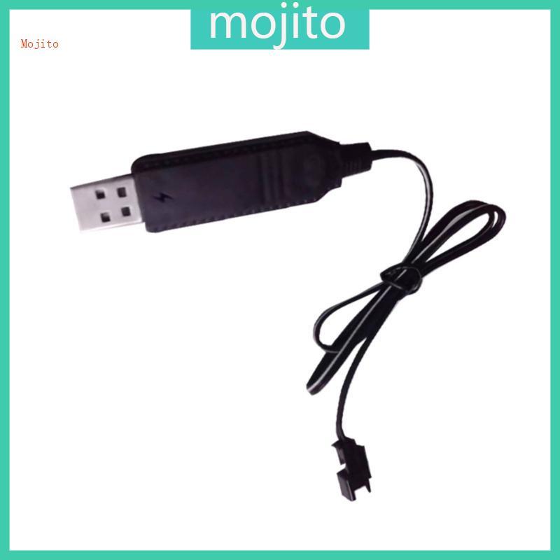 Mojito 2Pin Cắm Cáp Sạc USB Dây 3 7V Sạc Cắm Đồ Chơi Từ Xa Cho 18650