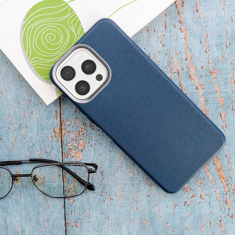 Ốp Điện Thoại Giả Da Cao Cấp Cho Apple iPhone 11 12 13 Pro 14 Pro Max 15 16 Pro Max Cao Su Nâng Came