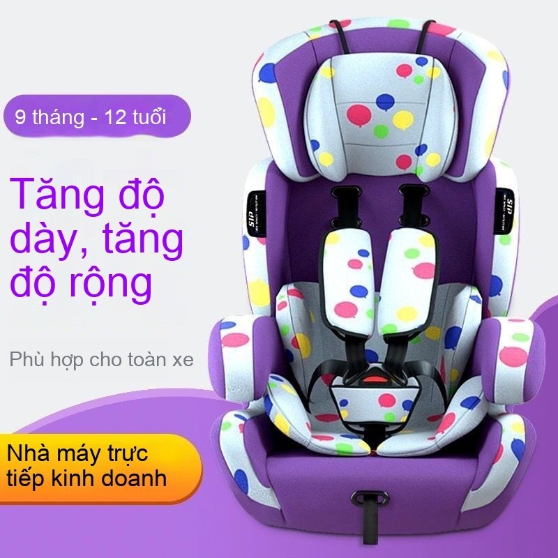 Ghế an toàn cho trẻ sơ sinh từ 9 tháng đến 12 tuổi