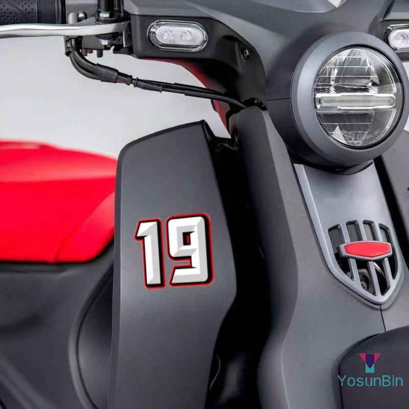 YosunBin] Phụ Kiện Xe Máy Miếng Dán Kiểu Dáng Và Đề Can Ô Tô 0 Đến 9 Sáng Tạo Số Tiếng Ả Rập Đua Số 