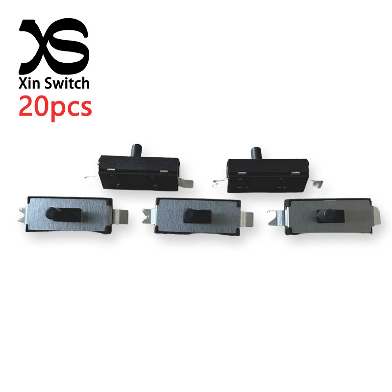 20 CÁI MST-12D08 Công tắc bật tắt Mini 11 * 4.6 * 2.7 Miếng dán hai chân không có vị trí bánh răng v