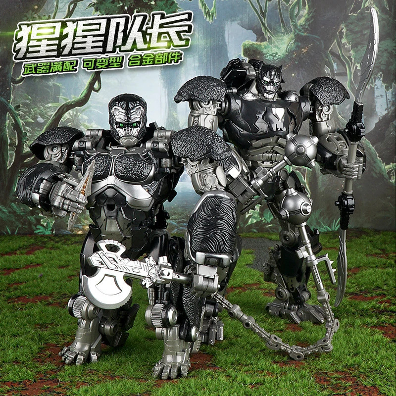 Transformers Optimus Primal Beast Wars Nhân vật hành động, Robot tối ưu Orangutan Đồ chơi biến dạng 