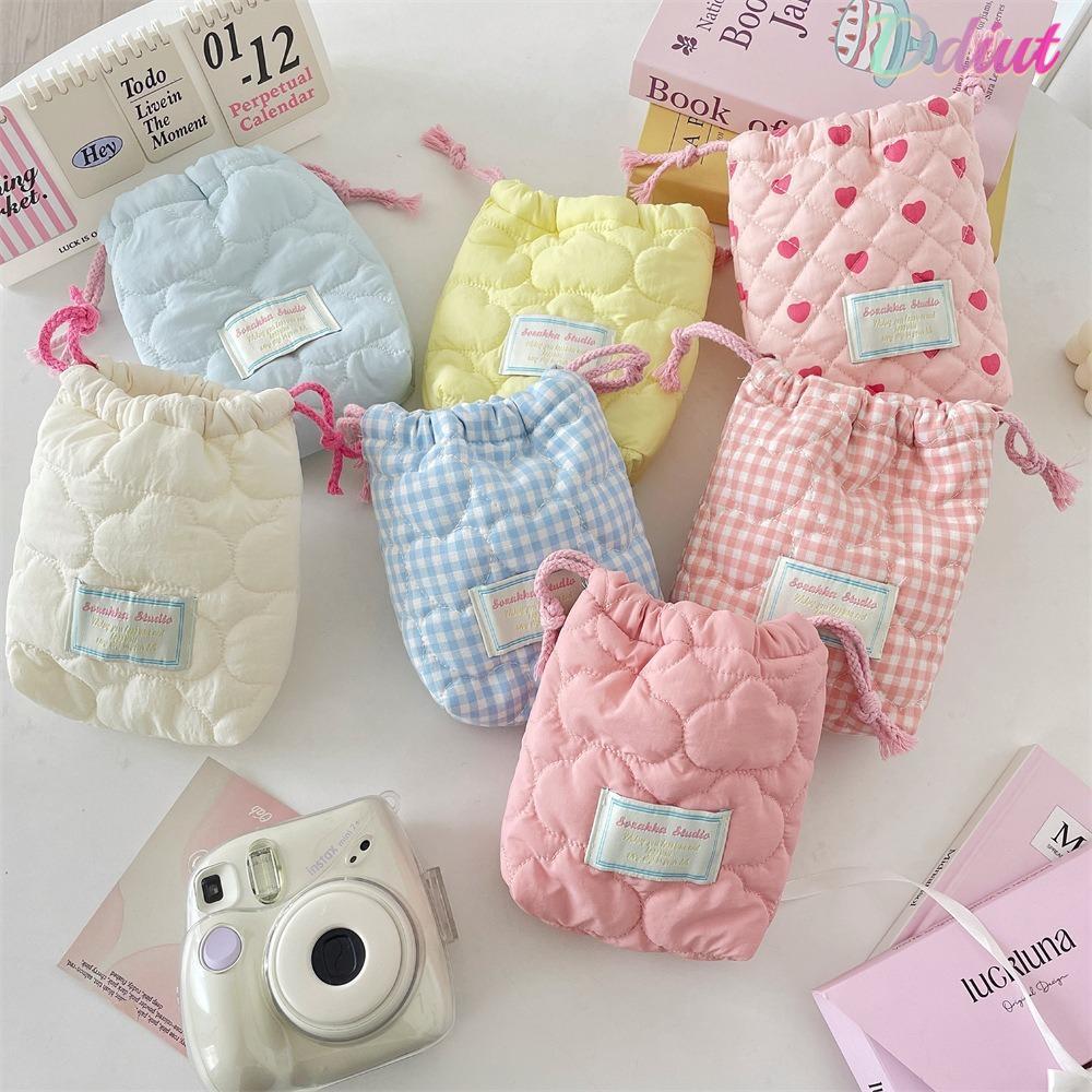 Ví dây rút DDIUT, Túi đựng máy ảnh chống sốc đa năng, Túi đựng son môi trang điểm chống bụi di động Du lịch