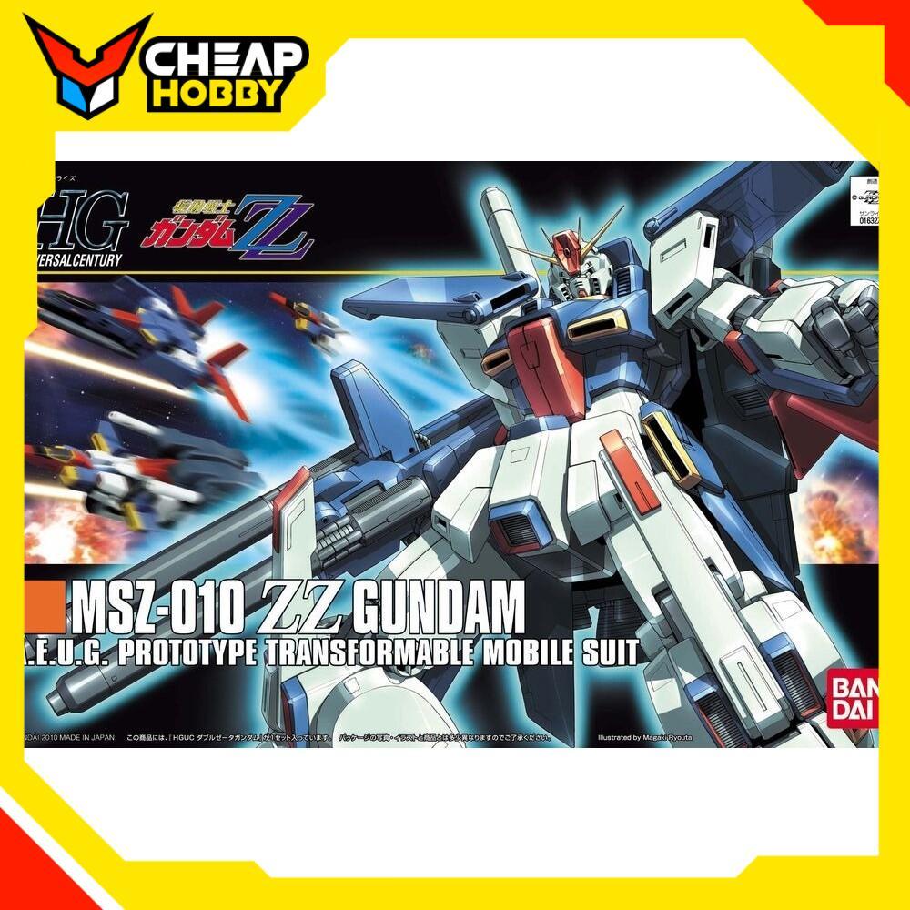 Mô Hình Lắp Ráp Gundam HG UC 1/144 MSZ-010 ZZ Gundam của Bandai Nhật Bản