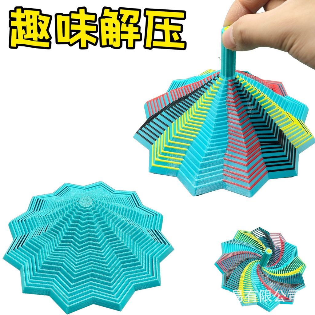 In 3D Mô Hình Đồ Chơi Giải Nén Sáng Tạo Củ Cải Tháp Kéo Dài Xoắn Ốc Chữa Bệnh Để Bàn Trang Trí Hình 