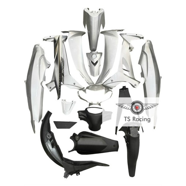 Dàn áo sirius 110 - sirius 50 - màu bạc - tặng team 3 lớp