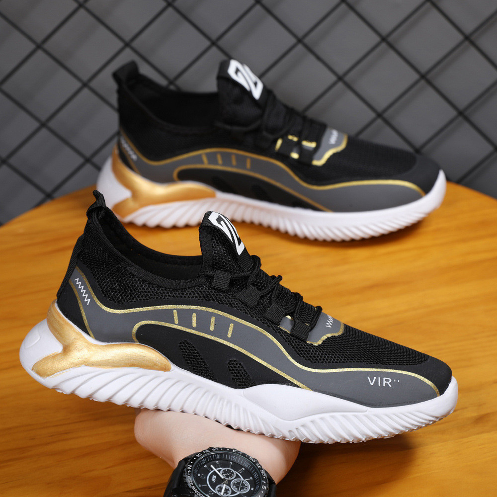Mesh Flyknit Casual Men's Shoes New Fashion Shoes for Men