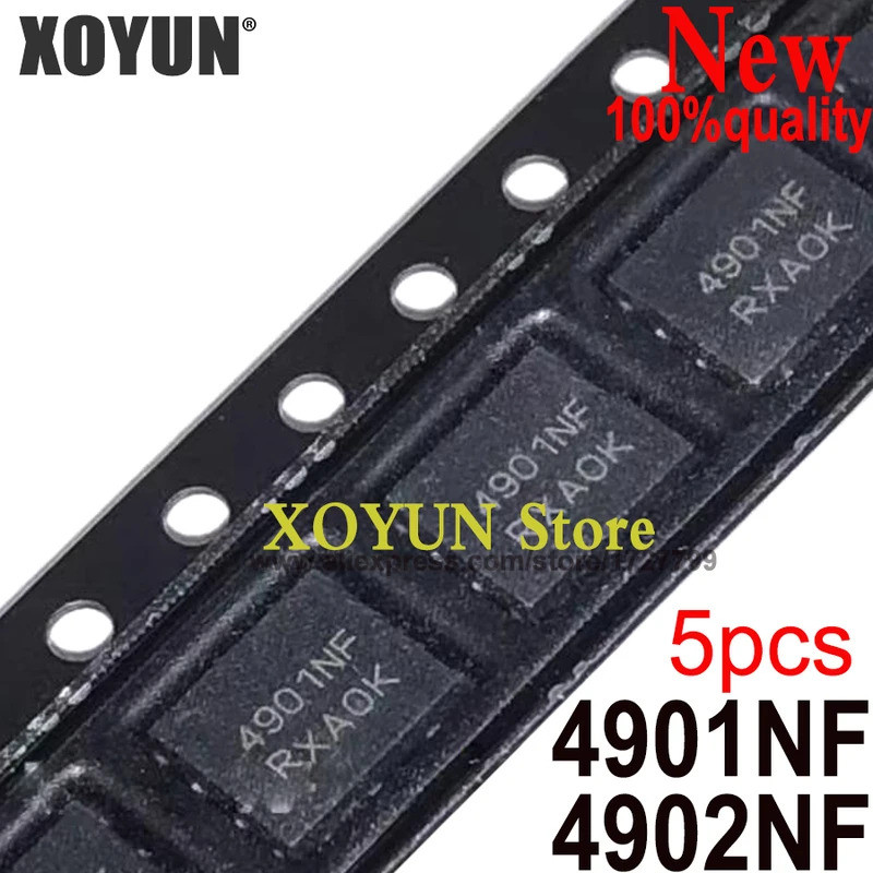 (5 chiếc) 100% Mới 4901NF 4902NF NTMFD4901NF NTMFD4902NF NTMFD4901NFT1G NTMFD4902NFT1G QFN-8 chip ic