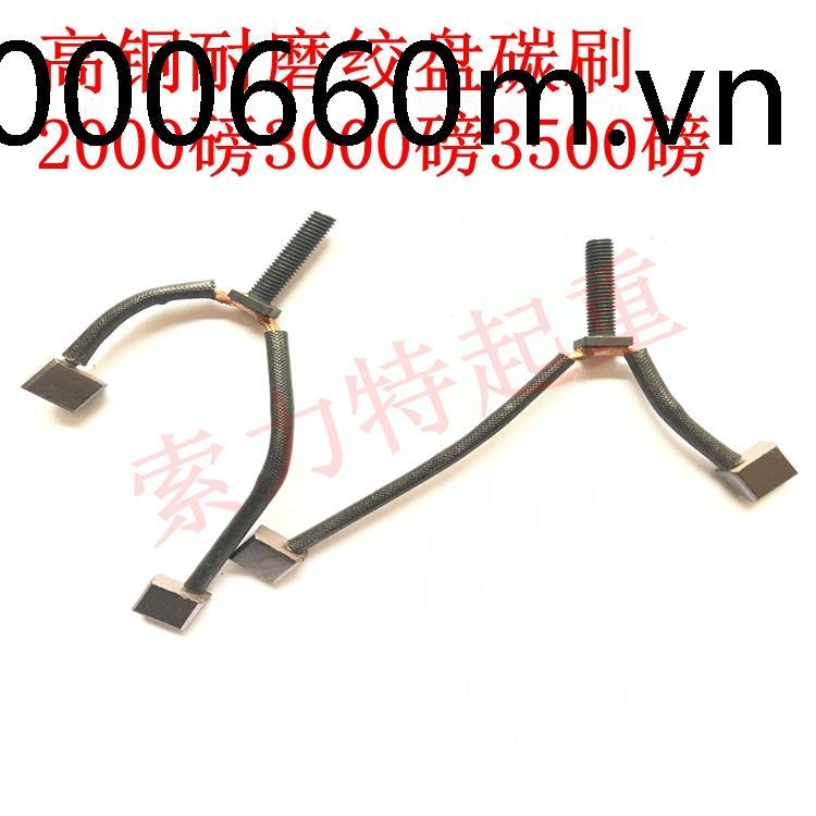 Phụ kiện đánh bóng điện Bàn chải carbon 12V24V Cần cẩu nhỏ Bàn chải carbon Vỏ phía sau Đồng cao Chốn