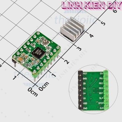 MKS A4988 Module Điều Khiển Động Cơ Bước Reprap 8~35VDC Linh Kiện DIY