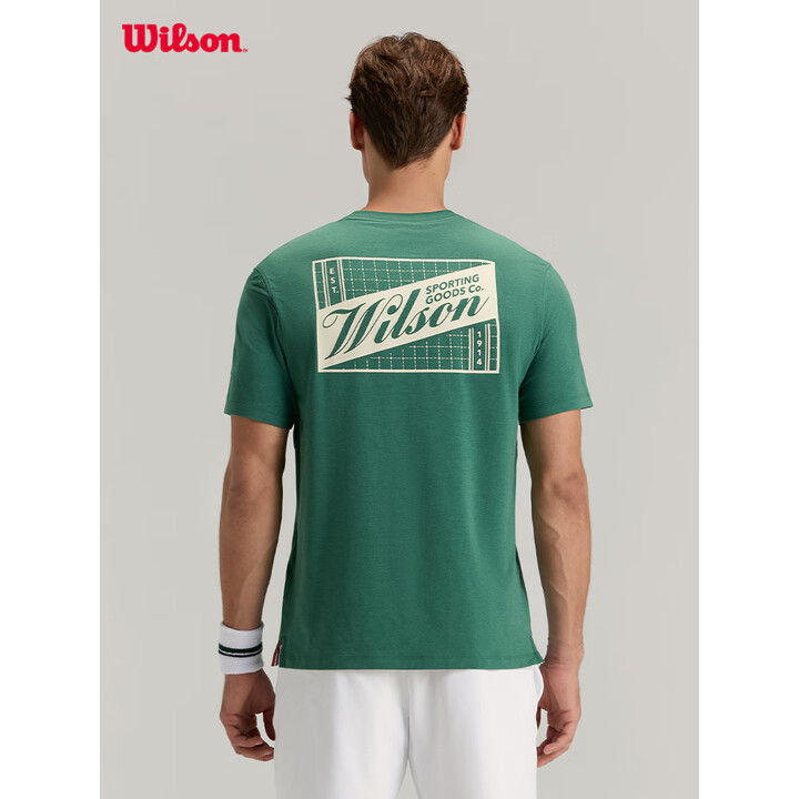 Áo thun thể thao ngắn tay Wilson's, cotton nguyên chất, sản phẩm mới