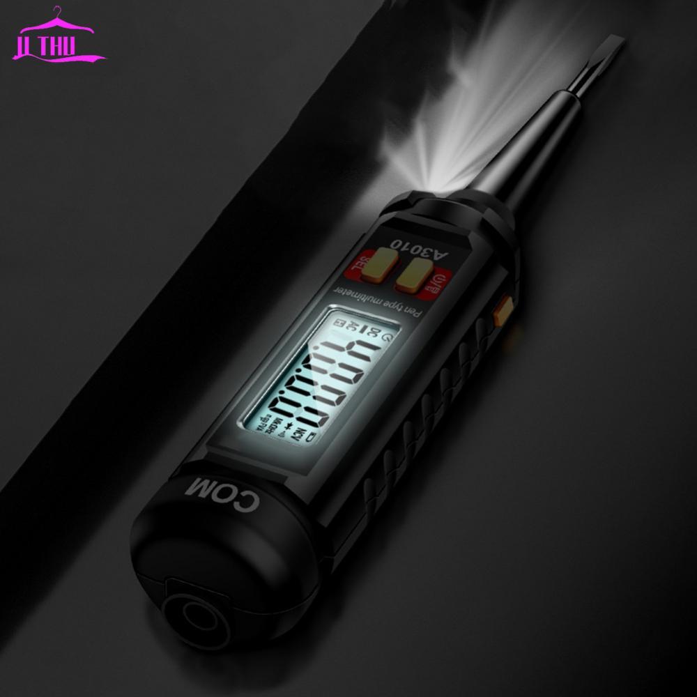 Máy đo kiểm tra bút kỹ thuật số đa chức năng A3010 cho điện áp AC DC NCV có đèn pin