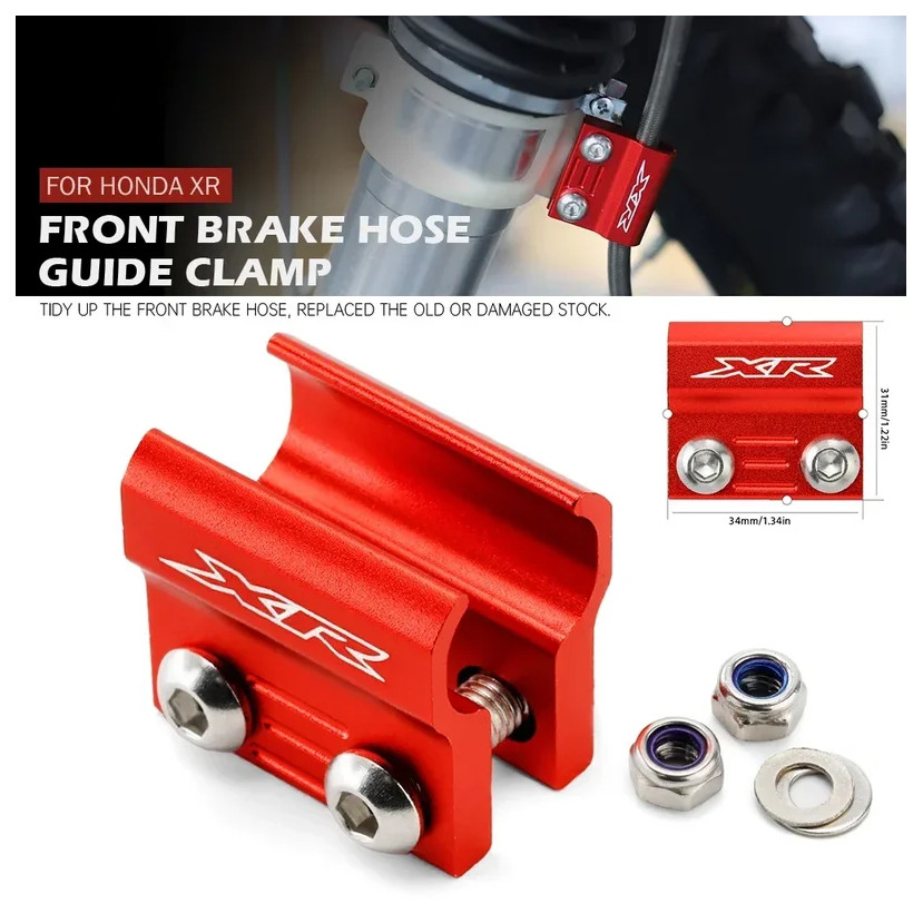 Giá đỡ kẹp ống phanh trước cho HONDA XR650R XR400R XR250R / L XR600R XR 125L 150L 190L 250 400 Motar