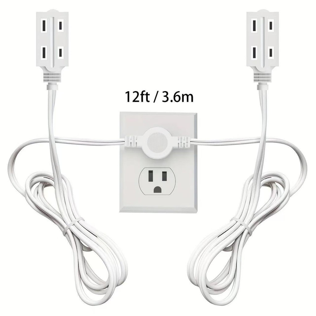 One Out Two American Standard Power Cord 2 Cores American Standard Polar Large Small Piece Plug with